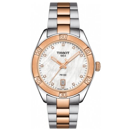 фото Наручные часы tissot t-classic t101.910.22.116.00, серебряный, золотой