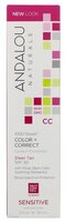 Andalou Naturals Color Correct цветокорректирующий крем SPF 30 58 мл