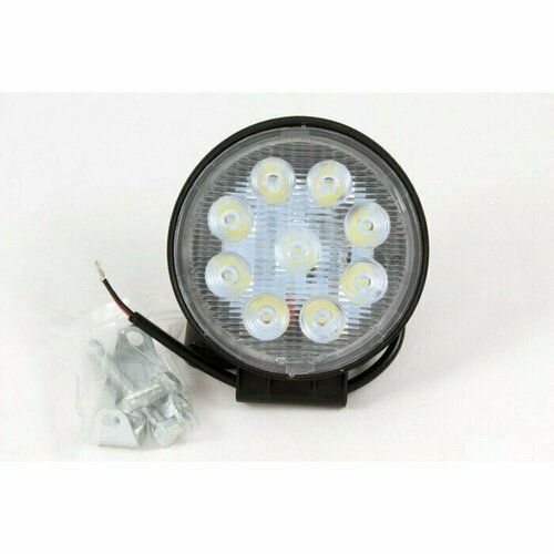 Фара противотуманная GE-WR009F SL30 OFF - Road 9 диодов 27 Вт рассеиваемый свет алюминиевый корпус пылевлагозащищенный 115х30х125 мм 1224 В 1068₽