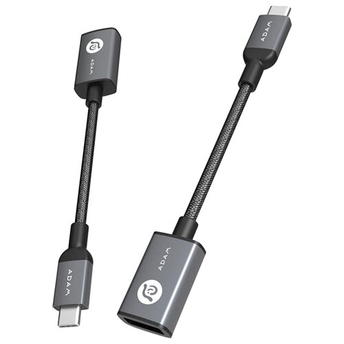 фото Переходник Adam Elements Casa F13 (USB Type-C - USB) 0.13 м серый