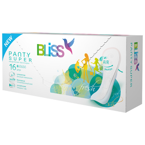 фото Bliss прокладки ежедневные Panty Super 16 шт.