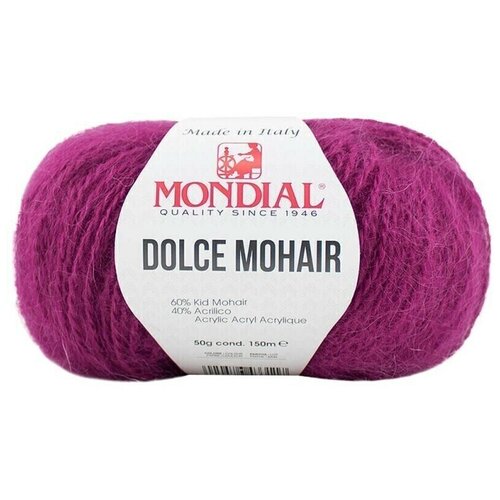 Пряжа Dolche Mohair Mondial - 1 моток 150 м 50 гр цвет 183 478₽
