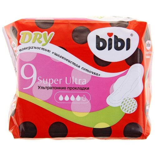 фото Bibi прокладки Super Ultra Dry 9 шт.