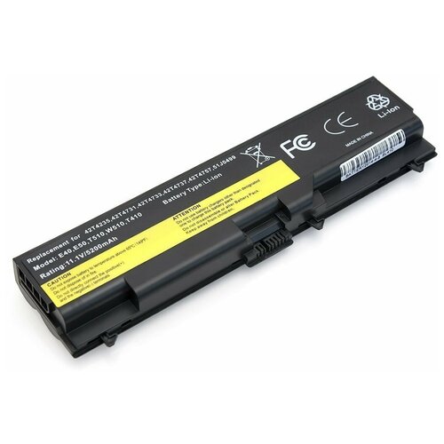 Аккумулятор для ноутбука Lenovo 42T4751 42T4711 42T4753 42T4791 42T4796 42T4797 11,1V 57Wh код mb008063