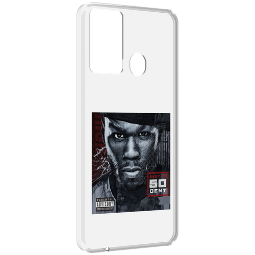Чехол MyPads 50 Cent - Best Of для ITEL P37 / ITEL Vision 2S задняя-панель-накладка-бампер