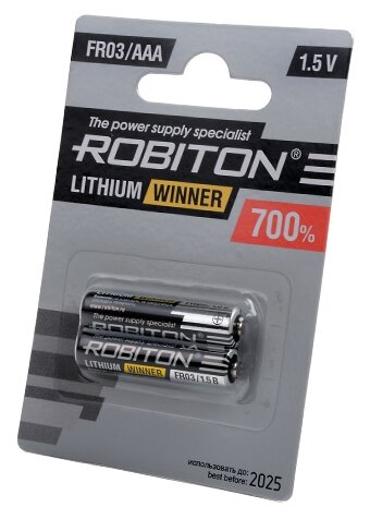 Robiton Батарейка Robiton WINNER R-FR03-BL2, 2шт