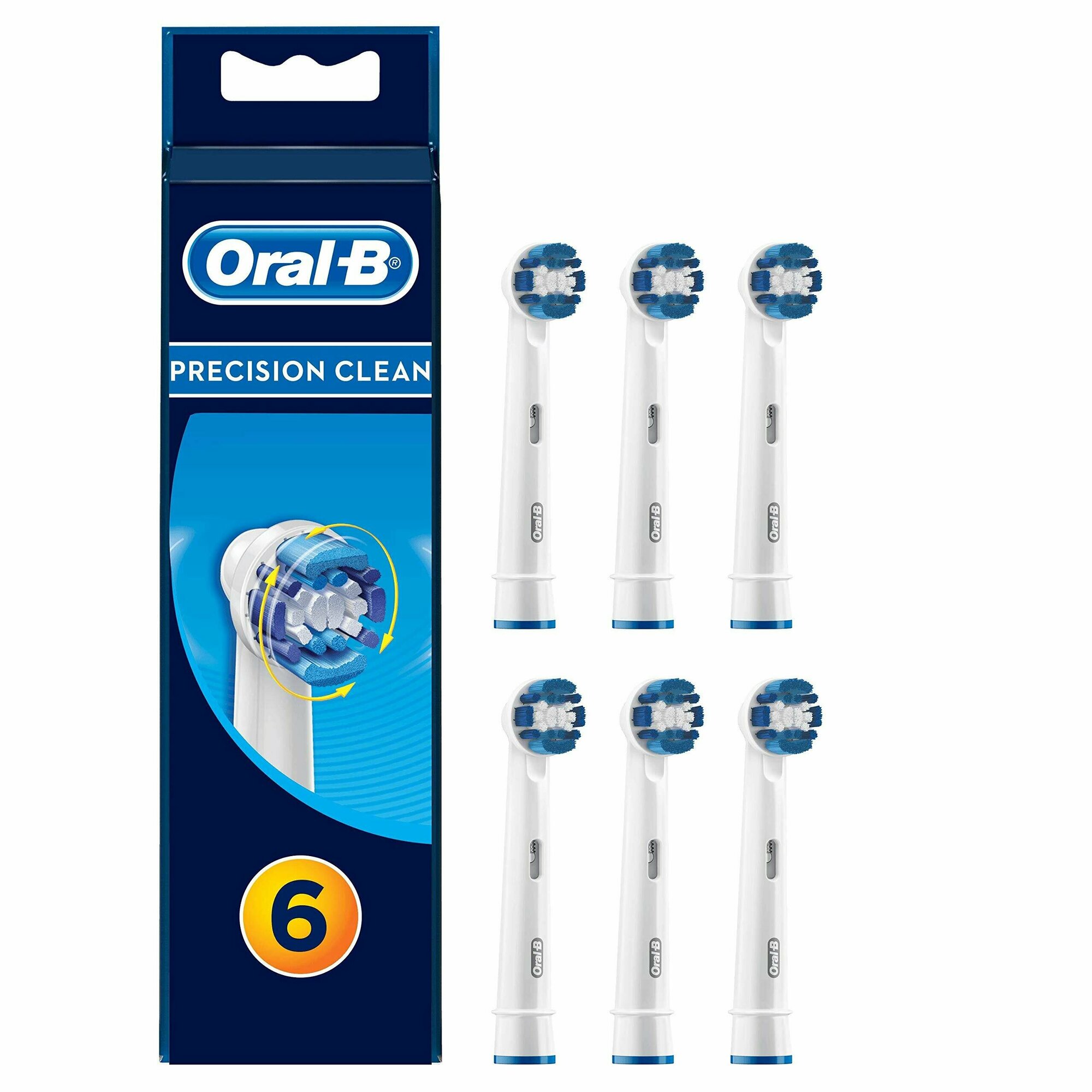 Набор насадок Oral-B Precision Clean CleanMaximiser для электрической щетки, белый, 6 шт. - фотография № 9