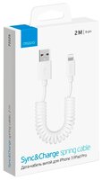 Кабель Deppa USB - Apple Lightning (72225) 2 м белый