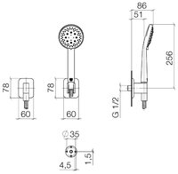 Ручной душ DORNBRACHT Lisse 2780384500