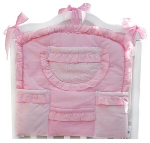 Карман на кроватку Labeillebaby "Малышка" (розовый)
