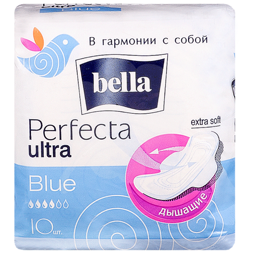 фото Bella прокладки Perfecta ultra blue 10 шт.