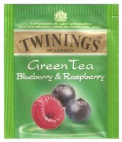 Чай зеленый Twinings Blueberry & Raspberry в пакетиках, 25 шт.