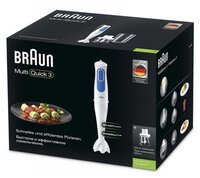 Погружной блендер Braun MQ 3020 Pasta, белый