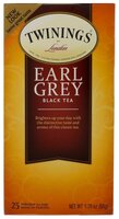 Чай черный Twinings Earl Grey в пакетиках, 25 шт.