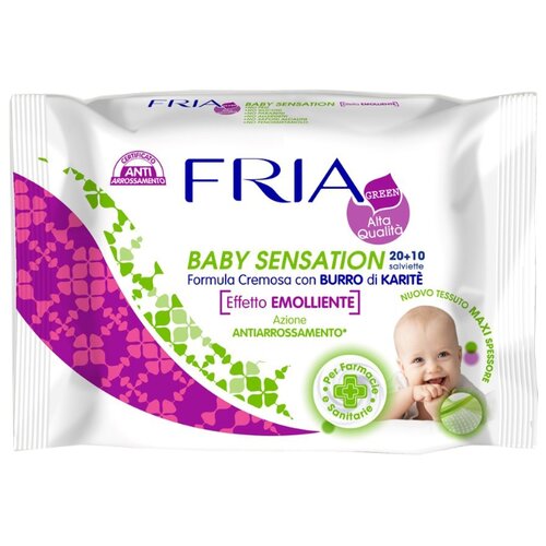 фото Влажные салфетки baby sensation fria