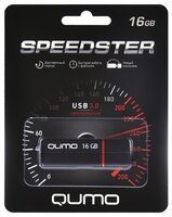 Флешка Qumo Speedster 16Gb черный