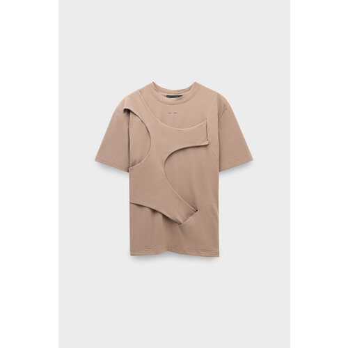 Футболка Heliot Emil, размер 50, бежевый