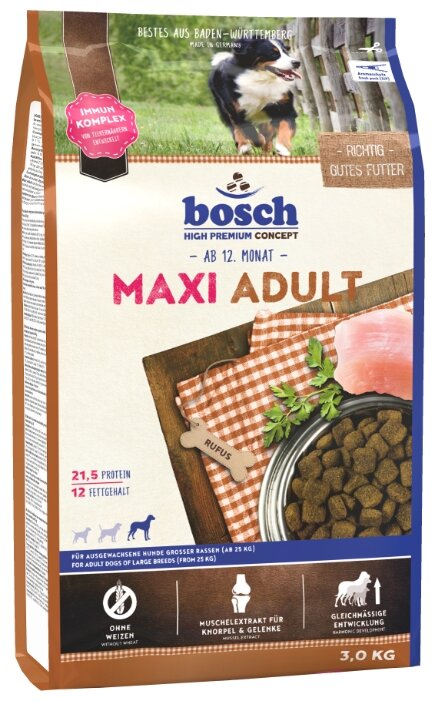 Корм для собак Bosch Adult Maxi
