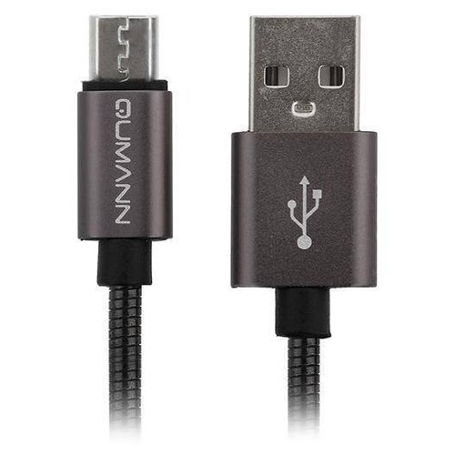 фото Кабель Qumann USB 2.0 - micro USB (23200) 1 м черный