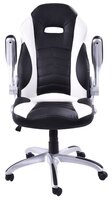 Компьютерное кресло COSTWAY HW52435 , обивка: искусственная кожа , цвет: черный/белый