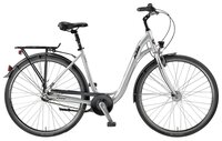 Городской велосипед KTM City Fun 28.3 (2018) black matt/grey/dark red 17" (требует финальной сборки)