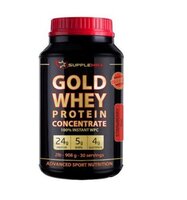 Протеин Supplemax Gold Whey Concentrate (908 г) ваниль