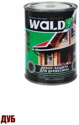 WALD декор-защита для древесины лак 1л дуб