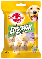 Лакомство для собак Pedigree Biscrok бисквитные косточки ассорти 200 г