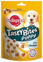 Лакомство для собак Pedigree Tasty Bites Puppy ароматные кусочки с курицей 125 г