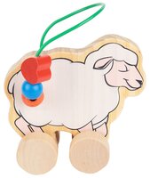 Лабиринт Мир деревянных игрушек Овца бежевый/белый