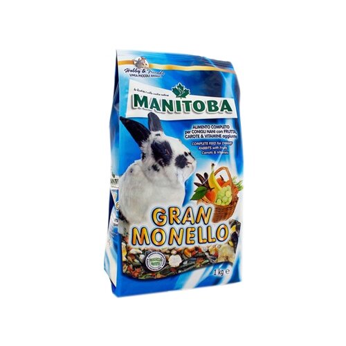 Корм для карликовых кроликов Manitoba Gran Monello 1 кг