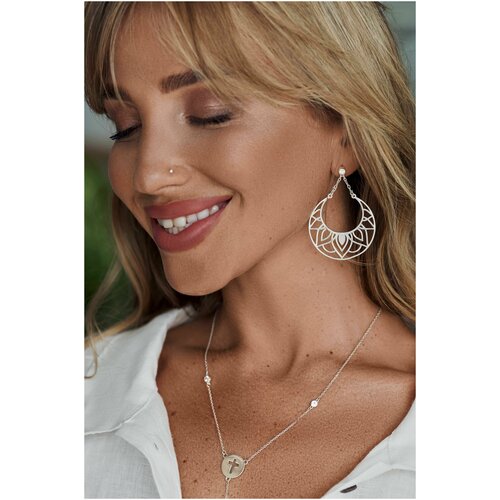 Серьги из серебра Paradise Lotus