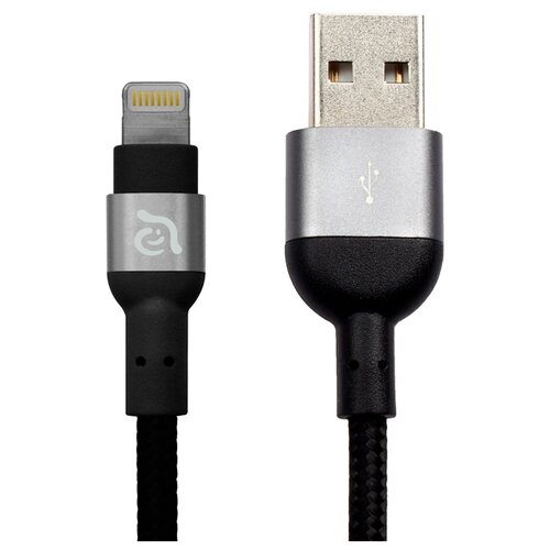 фото Кабель Adam Elements PeAk II 200B (USB - Apple Lightning) 2 м серый