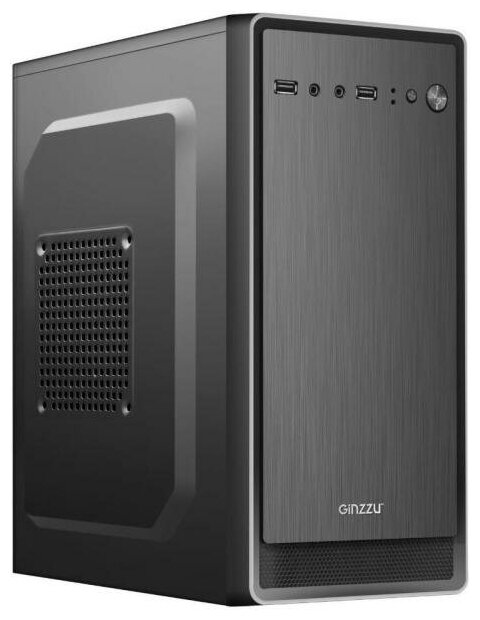 Корпус microATX GINZZU В180 400 Вт чёрный