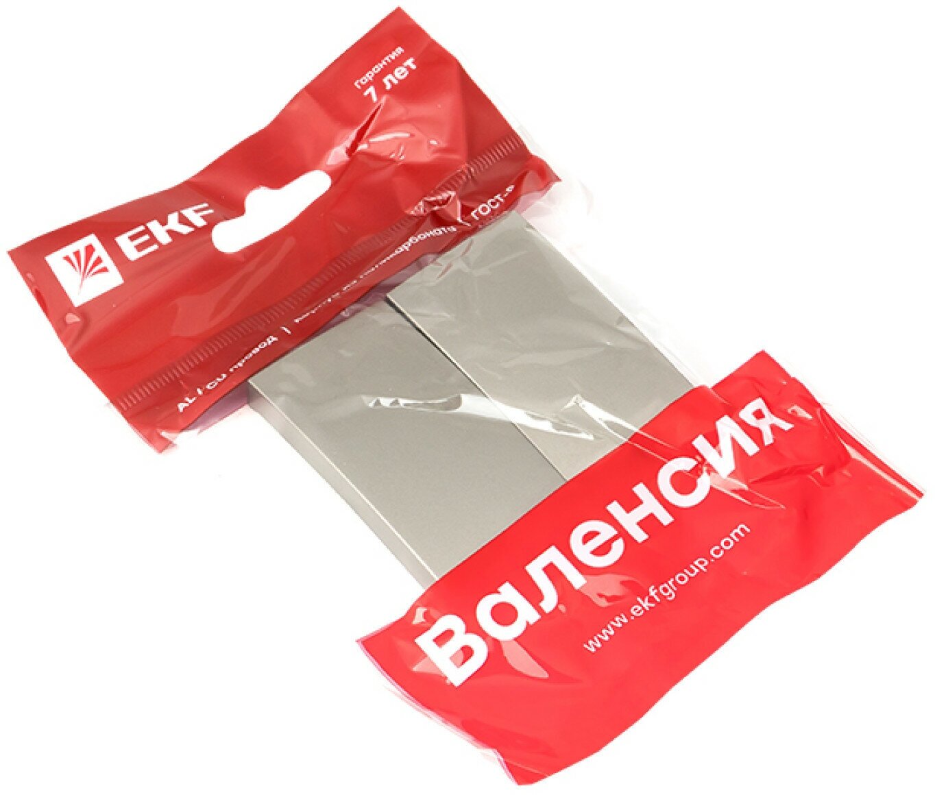 ESV10-L-023-40 EKF PROxima Валенсия лицевая панель выключателя 2-кл. 10А кашемир - фото №8