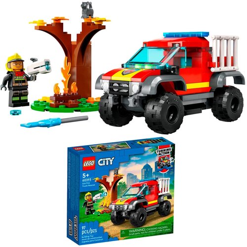 Конструктор Lego City Спасательный пожарный внедорожник - Lego [60393-L]