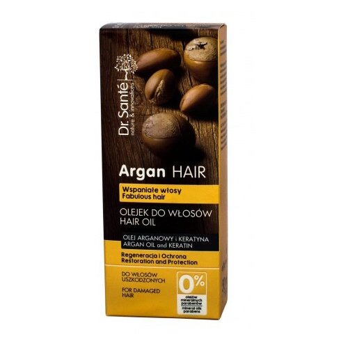 фото Dr. sante argan oil and keratin масло для волос восстановление и защита, 50 мл