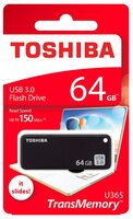 Флешка Toshiba TransMemory U365 64GB черный