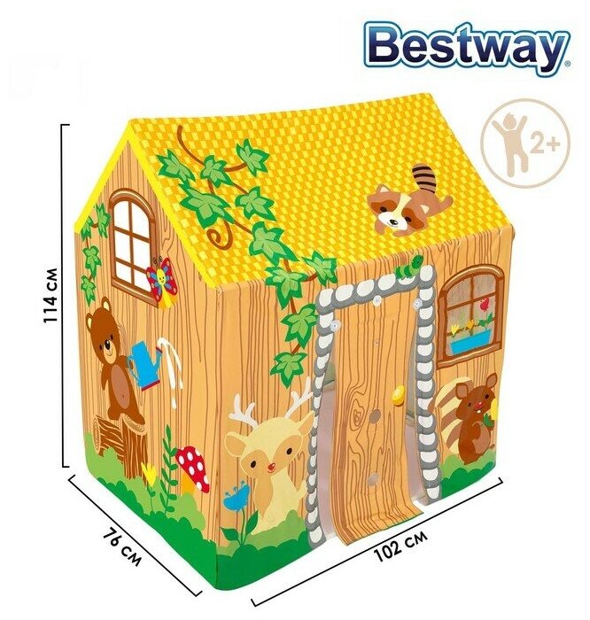 Игровой домик-палатка, 102 х 76 х 114 см, от 2-6 лет, 52007 Bestway