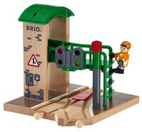 Brio Сигнальная станция со стрелкой и светофором 33674