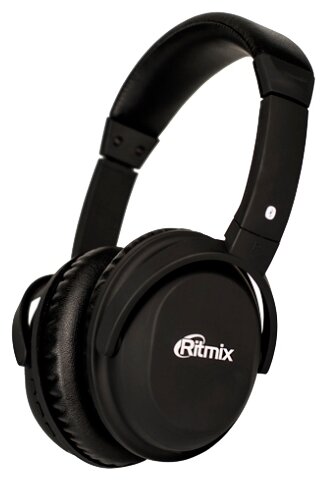 Bluetooth наушники с микрофоном Ritmix RH-499BTH Black, беспроводная полноразмерная гарнитура