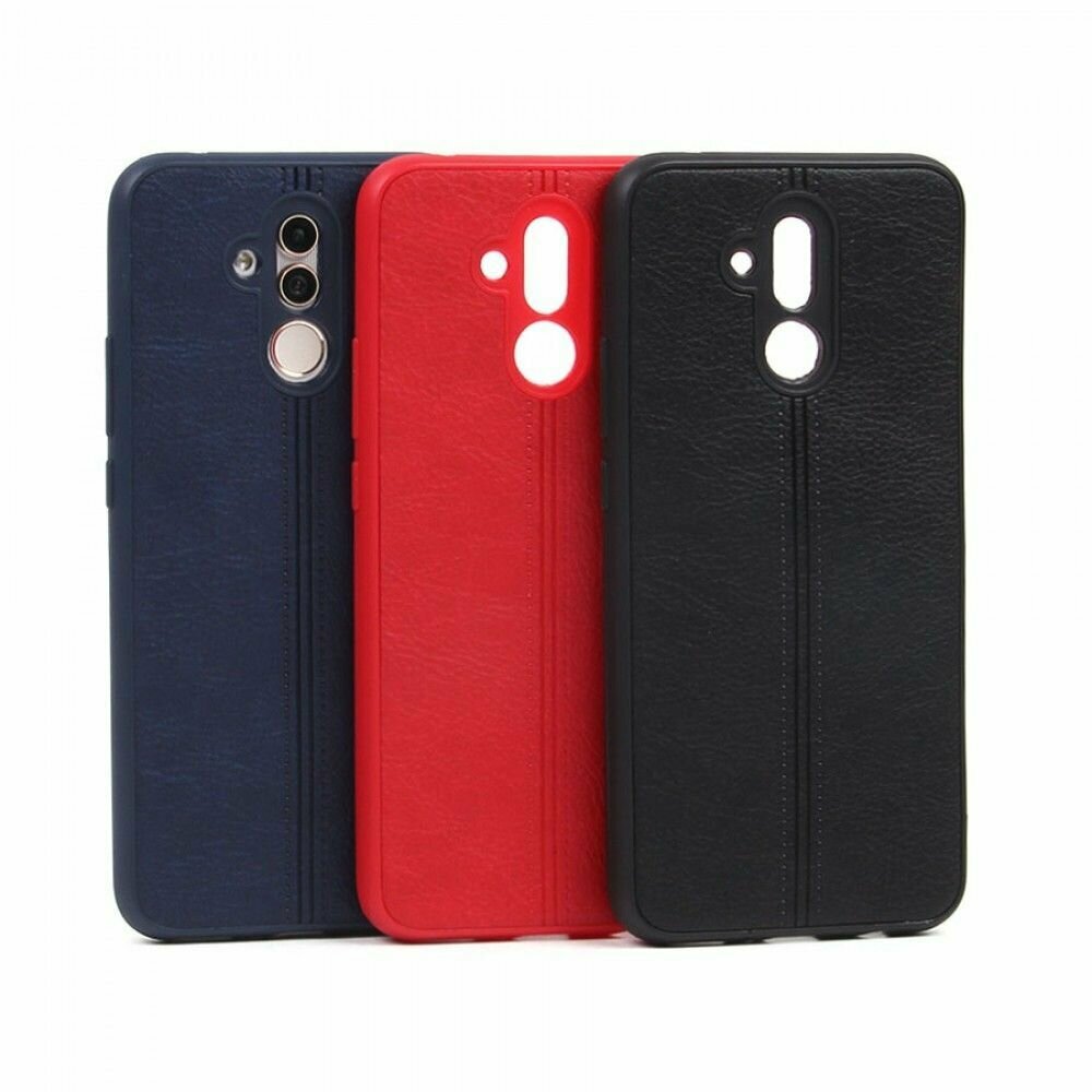 фото Чехол из экокожи для Huawei Mate 20 lite / Хуавэй Мат 20 Лайт , противоударный