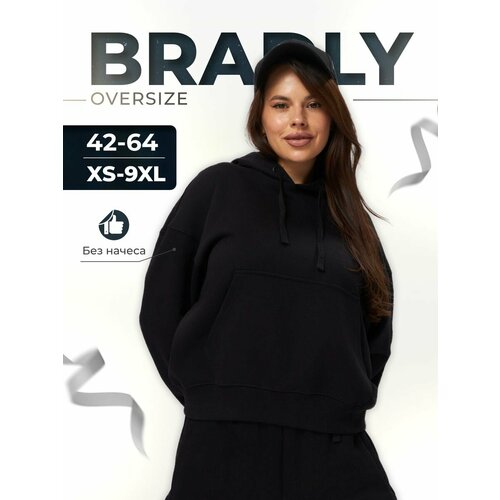 фото Худи alex bradly, размер 58, , черный