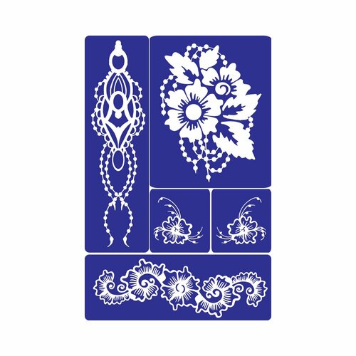 Ники Набор трафаретов для мехенди 1 29 x 21 см ТР018 Мехенди 2 479₽