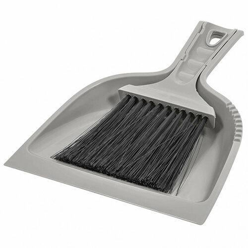 Набор щетка-сметка с совком 225 см Etna серый - позволяет быстро и эффективно собрать мусор с пола 369₽