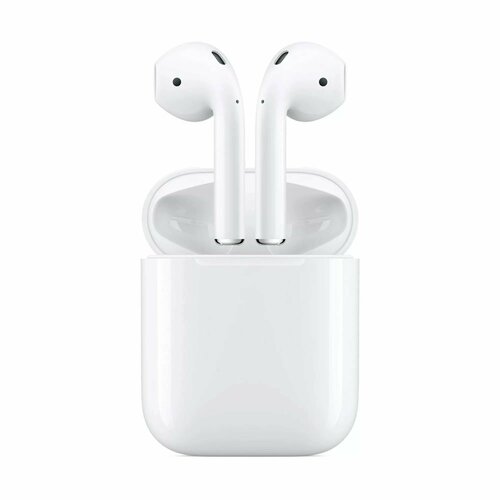 Беспроводные наушники Apple AirPods 2 с зарядным футляром MV7N2 Lightning белый 1199700₽