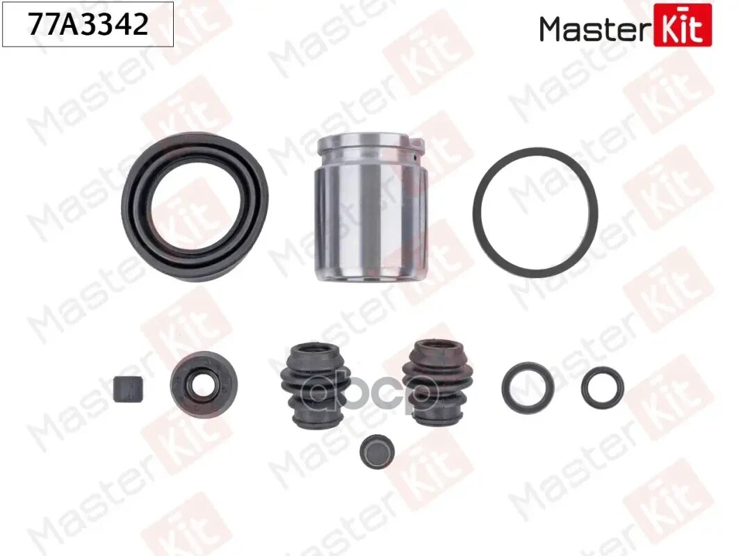 Ремкомплект тормозного суппорта + поршень MasterKit арт. 77A3342