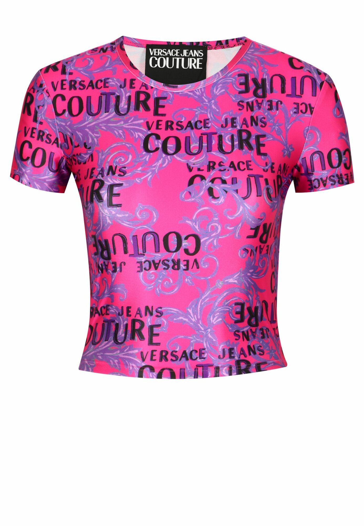 Футболка Versace Jeans Couture, размер 40, рoзовый