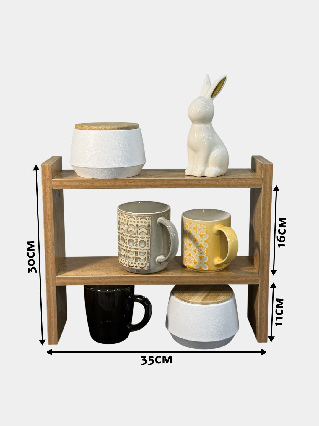 Настольная полка-стеллаж Lite, для кухни, для гель-лаков, для игрушек — фото 1