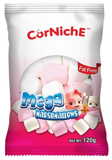 Маршмеллоу Мега (MEGA MARSHMALLOWS) 120 г